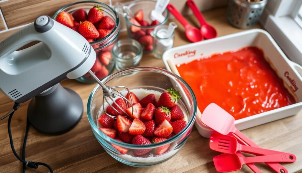 Baking Tools for Strawberry Cheesecake Dump Cake Baking Tools for Strawberry Cheesecake Dump Cake
