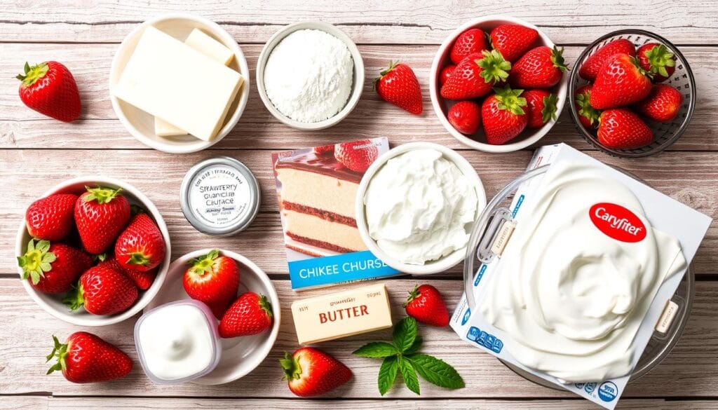 Strawberry Cheesecake Dump Cake Ingredients Strawberry Cheesecake Dump Cake Ingredients